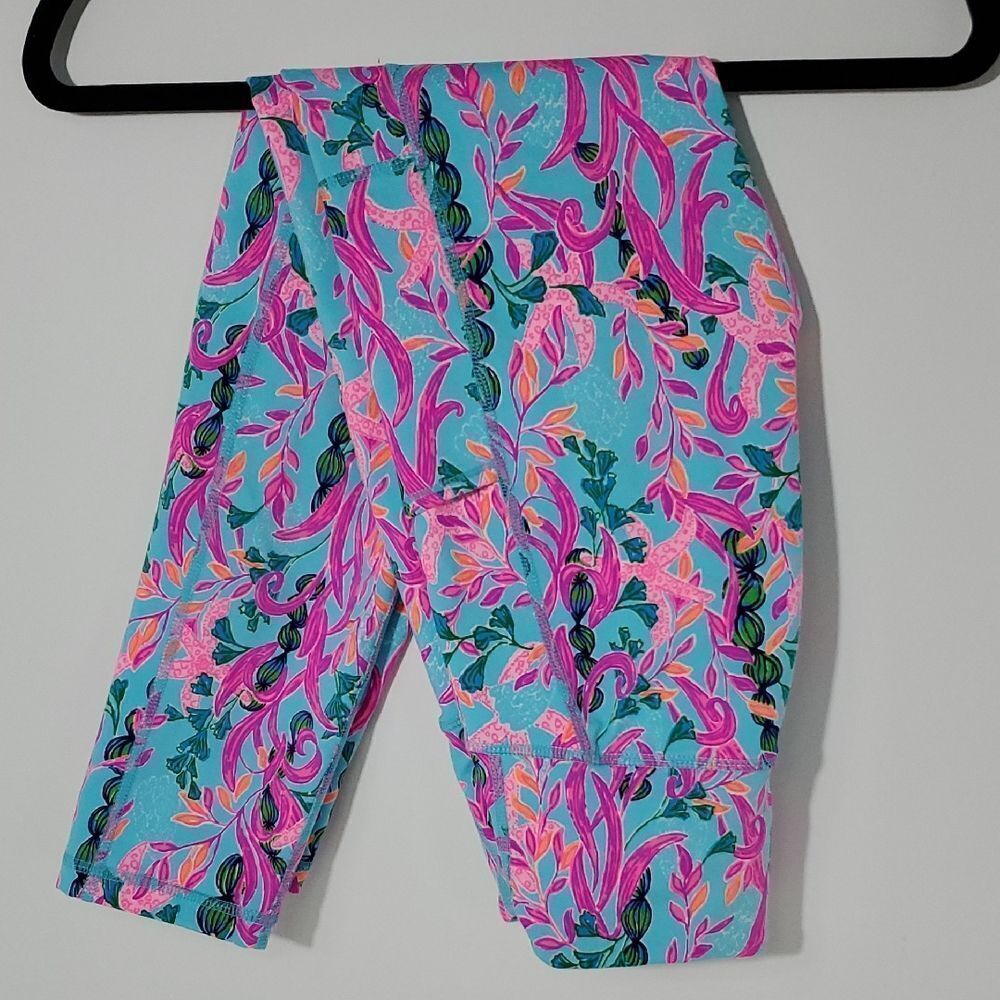 Lilly Pulitzer Luxletic High Rise Weekender Crop Leggings Women's Size XS